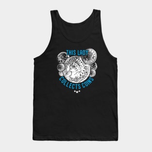 Ladies USA coin collector Tank Top